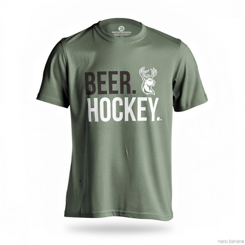 T-Shirt - Beer. Hockey.