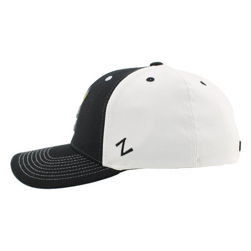 Hat - Black and White with Official Deer Logo Stretch-Fitted