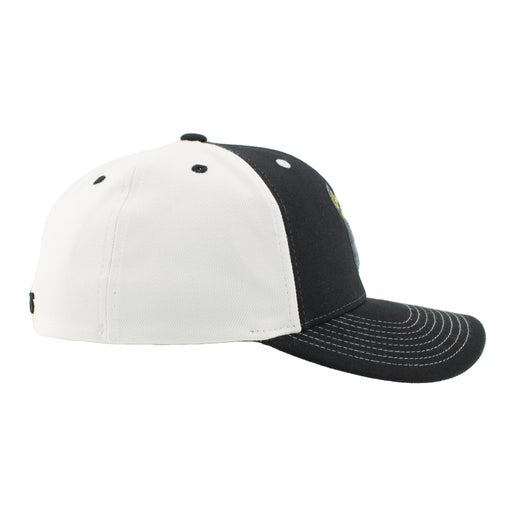 Hat - Black and White with Official Deer Logo Stretch-Fitted