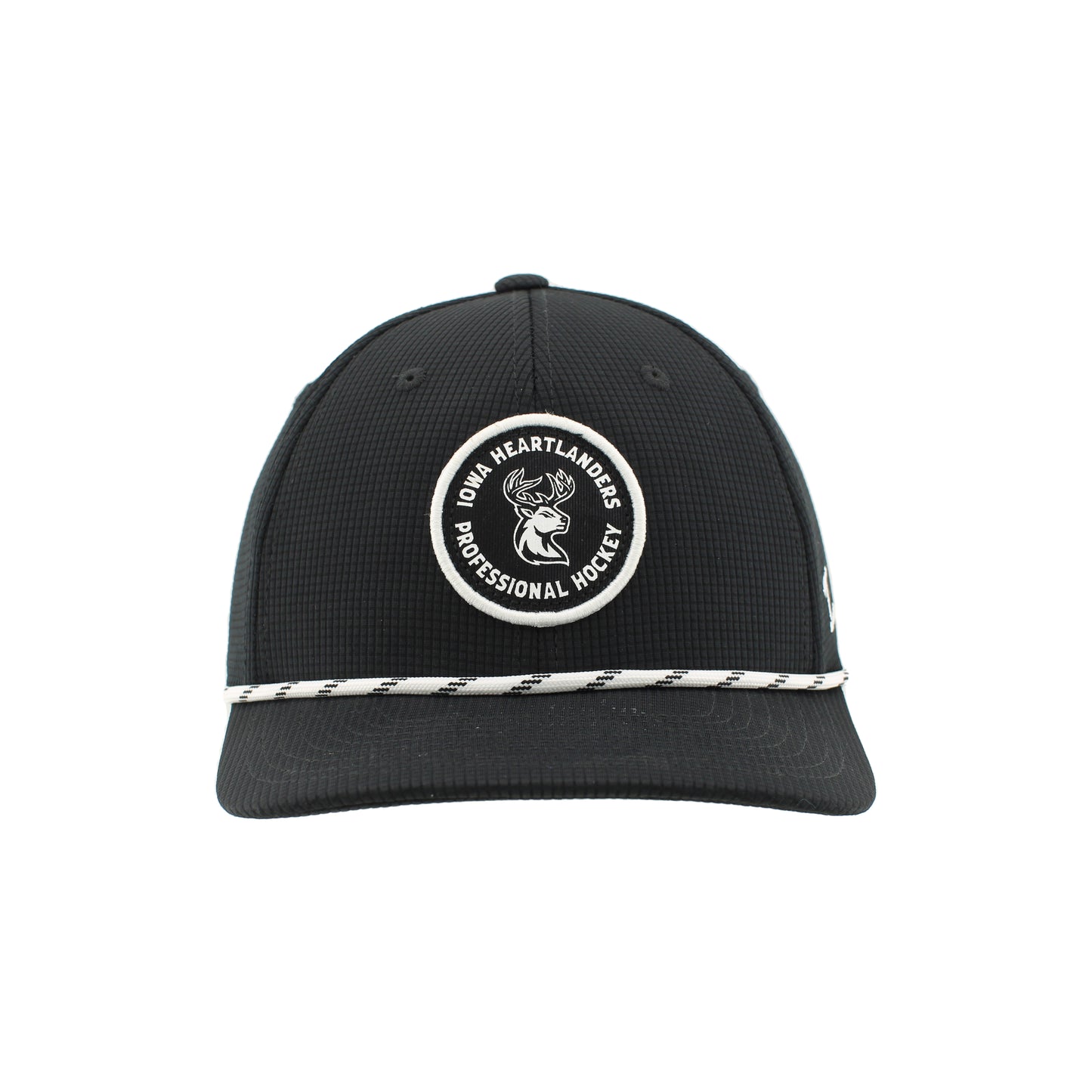 Hat - Black/White Rope