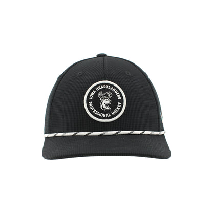 Hat - Black/White Rope