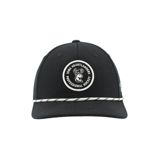 Hat - Black/White Rope