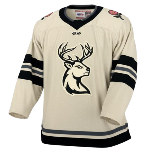 ECHL Official Replica Jersey - (Cream with Official Logo)