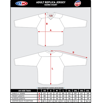 ECHL Official Replica Jersey (Cream with Wild Prairie Rose)