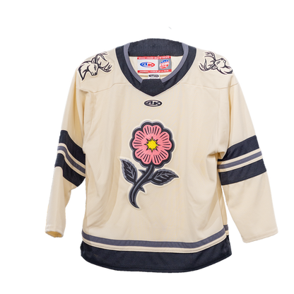 Youth - ECHL Replica Jersey (Cream with Wild Rose)