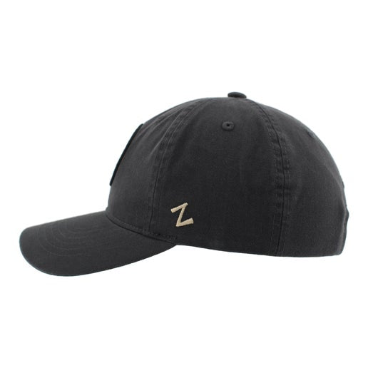 Hat - Iowa Heartlanders Hockey Est.2021 Black with Round Wild Rose Strapback