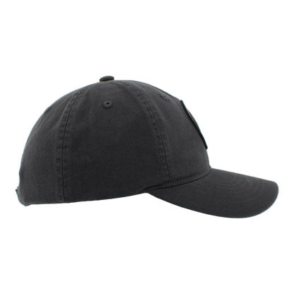 Hat - Iowa Heartlanders Hockey Est.2021 Black with Round Wild Rose Strapback
