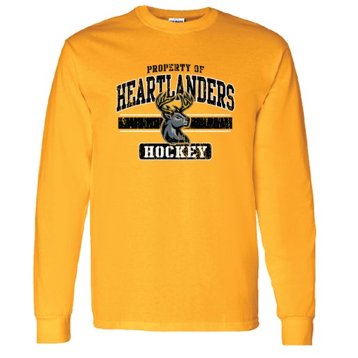 T-Shirt - Long Sleeve Gold Tee