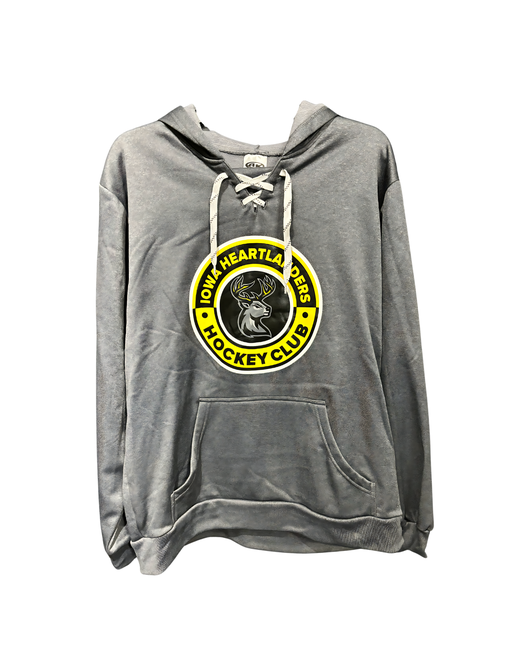 Hoodie - Iowa Heartlanders Hockey Club (Grey)